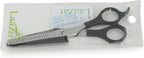 Laazar 6.5 inch 22 teeth pet shears blade close up