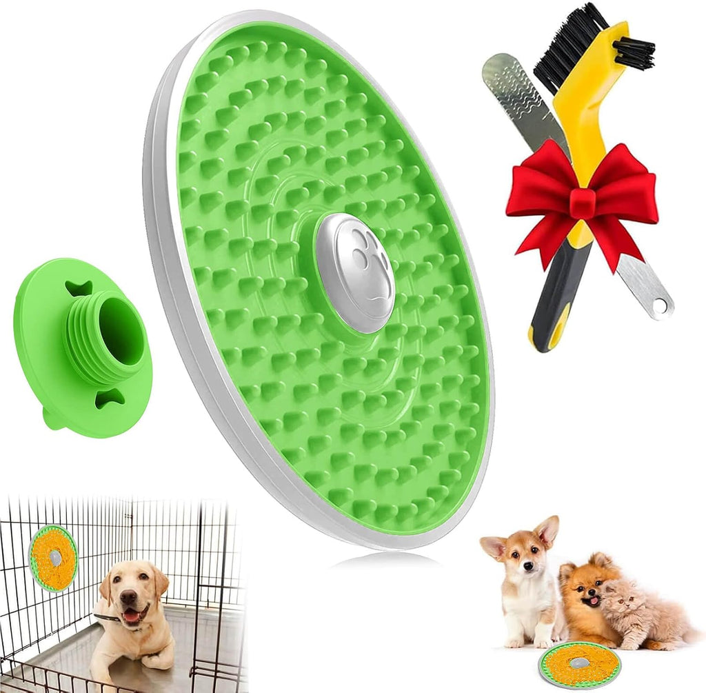 Lalolee dog crate lick mat slow feeder front view