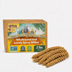 Birds LOVE 5 LB Wholesome Spray Millet for Birds - USA Grown,Non-GMO, Natural Sun-Dried Millet Sprays - Thick Seed-Rich Clusters for Parakeets, Budgies, Cockatiels, Conures, Finches & Parrots - Image 10