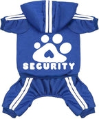 Dog Hoodie Security Clothes 4 Legs Jumpsuit Sweatshirt Hoodies Soft & Warm Dog Outfit Pullover Winter Clothes Sweater for Small Medium Large Dogs Cats (Gray, Medium) - Image 12