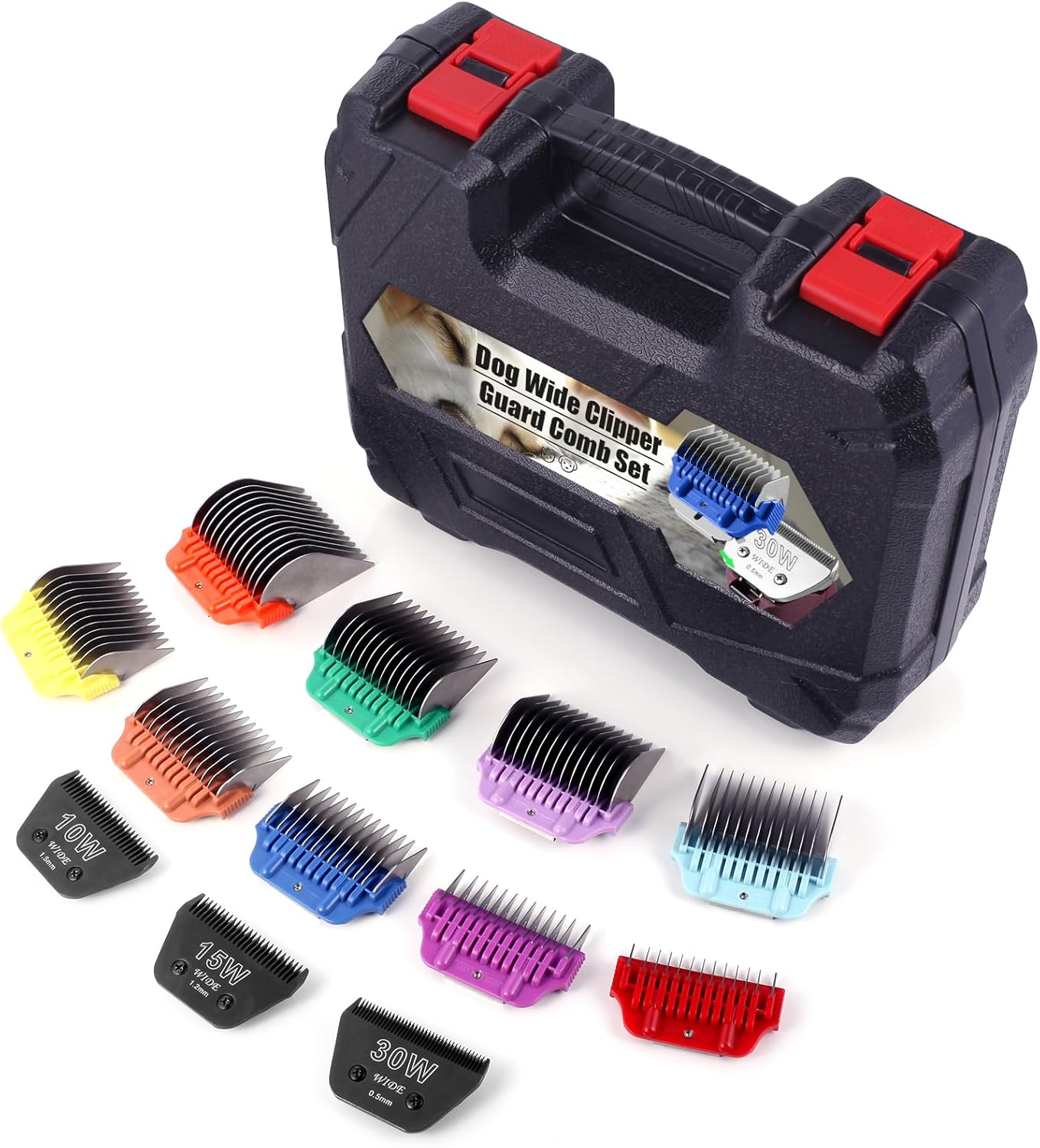 Side profile of DODAER A5 series compatible wide guard comb demonstrating the secure snap mechanism