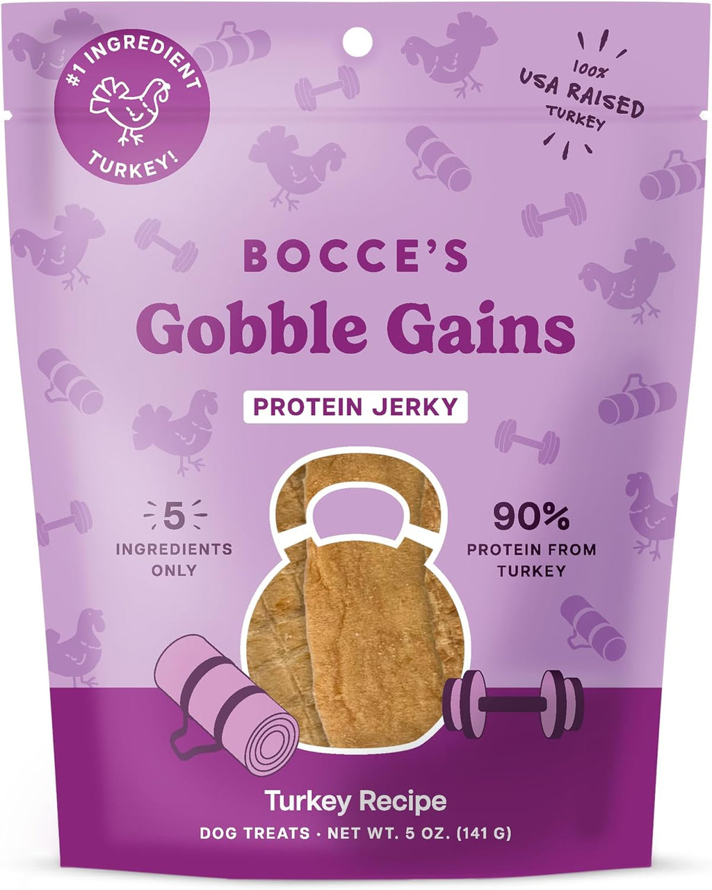 Bocce's Bakery Jerky Stick Dog Treats, Wheat-Free, Made with Limited-Ingredients, Baked in The USA with No Added Salt or Sugar, Natural & High-Protein, Turkey & Sweet Potato, 4 oz - Image 13