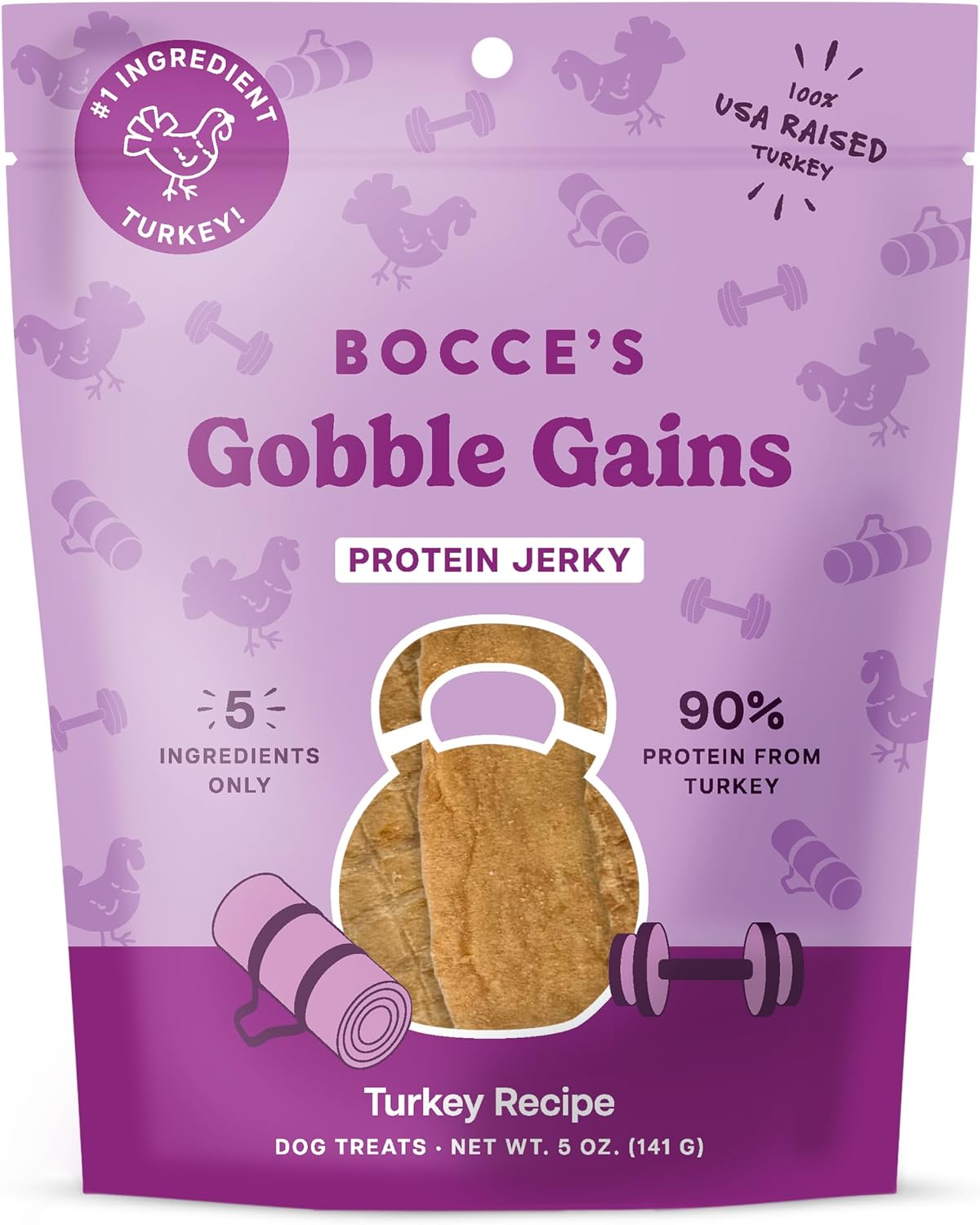 Bocce's Bakery Jerky Stick Dog Treats, Wheat-Free, Made with Limited-Ingredients, Baked in The USA with No Added Salt or Sugar, Natural & High-Protein, Turkey & Sweet Potato, 4 oz - Image 13
