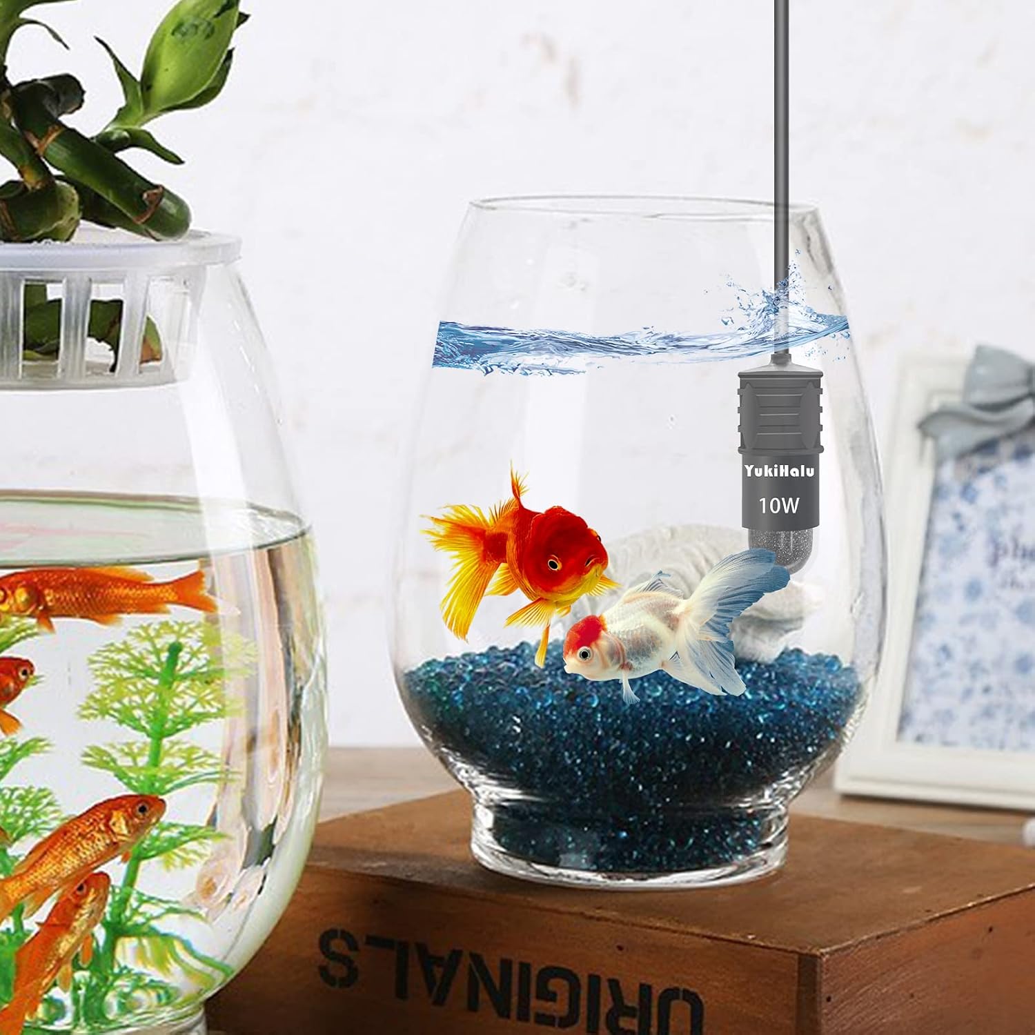 YukiHalu aquarium heater kit components and external controller