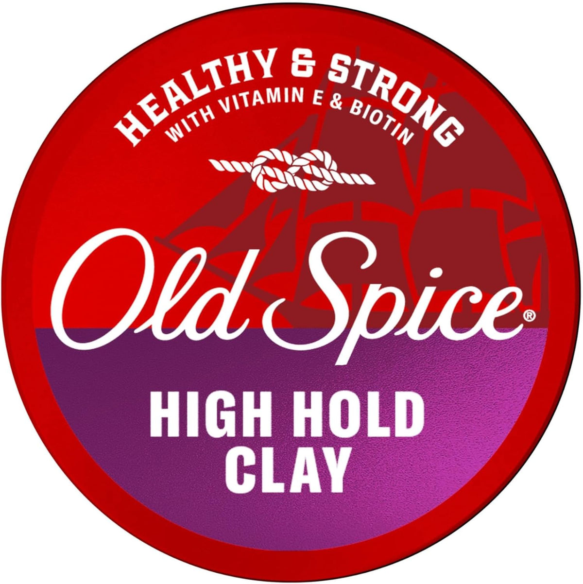 Old Spice High Hold Styling Clay front view for men
