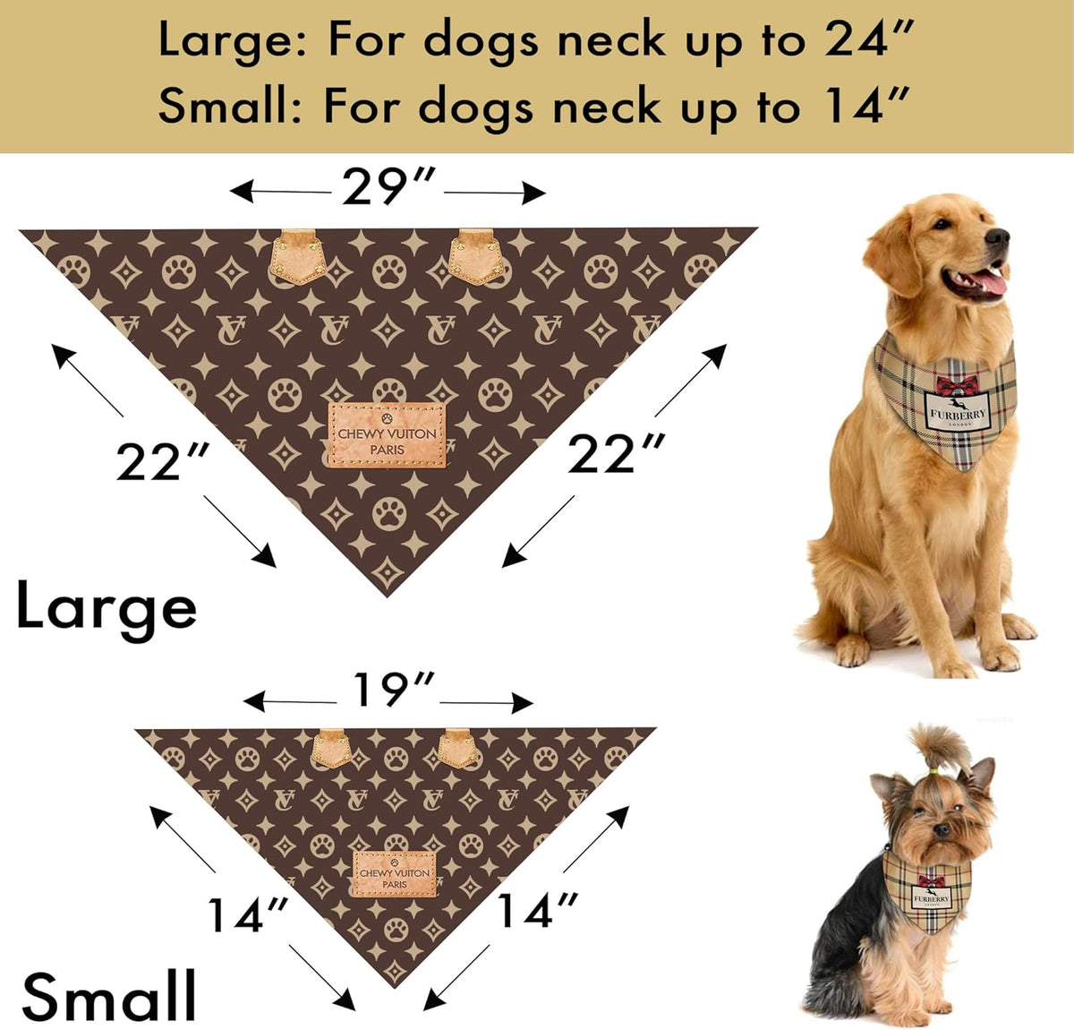Millionaire Mutt funny parody gift bandana laid out flat