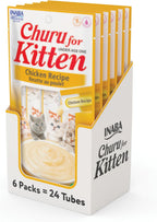 Variety pack of Inaba Churu showing Tuna and Chicken labels