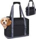 Ruonarier dog carrier purse black front view