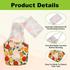 Reusable bird nappy highlighting the waterproof inner lining