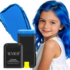 Sevich Temporary Hair Chalk Comb Blue front view packaging