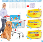 Dog Diaper Liners for Dog Diapers Male and Female 150ct Super Absorption Disposable Booster Pads for Most Reusable Pet Belly Bands, Washable Puppy Diapers Wraps - Image 2