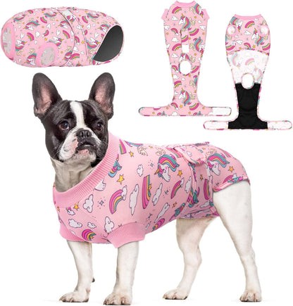 Packaging of authentic CuteBone pet recovery suit imported from USA