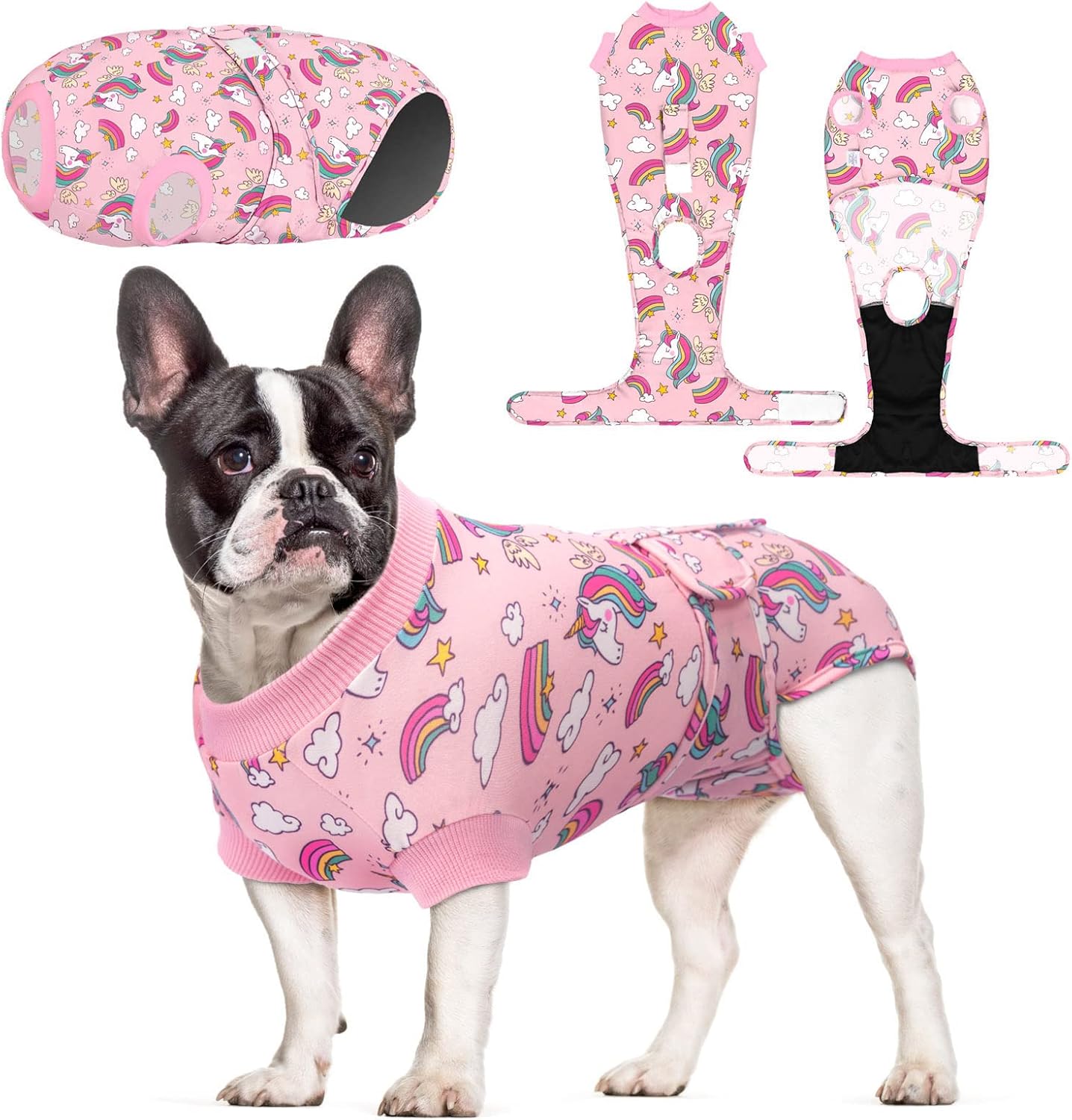 CuteBone Dog Surgery Recovery Suit Cat Surgical Onesie Female Body Suits Male Prevent Pet from Licking Wounds SSF01XS - Image 10