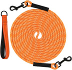 Taglory Long Dog Leash with Removable Padded Handle Tie Out, 15/30/50/66FT Heavy Duty Training Leash with 2 Swivel Hooks for Large Medium Small Dogs Camping, Hiking, Walking, Backyard, Black, 30FT - Image 10