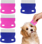 Flymoqi Thinp 4 Pcs Dog Eye Combs set front view