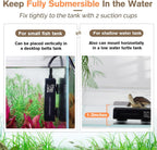 Hygger submersible heater safety guard and suction cups