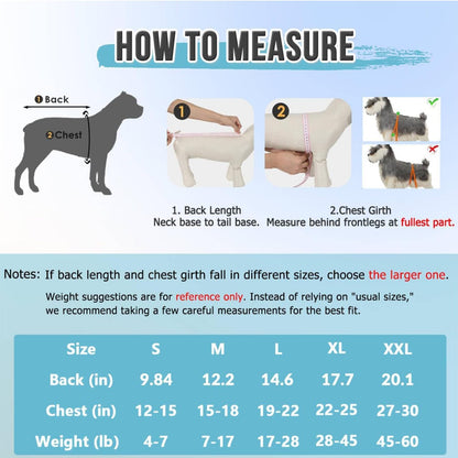 Lukovee breathable cotton pet recovery clothing abdominal wound protection view