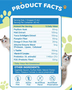 Omega-3 and digestive enzymes formula for feline skin coat and gut health
