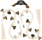 Dog Bell for Door Potty Training, Cotton Handwoven Dog Doorbell with 6 Extra Loud Bells for Dog Training, Adjustable Hanging Door Bell for Small Medium Large Dogs to Ring to Go Outside, Beige - Image 15