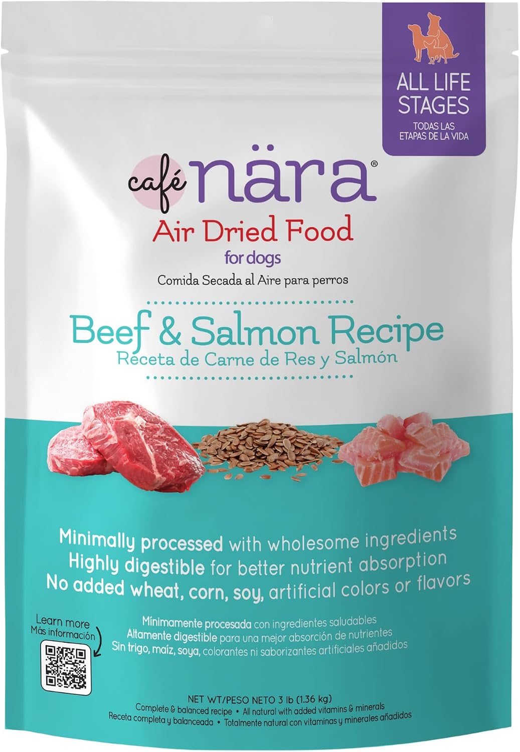 Caf Nara - Lamb Air-Dried Food for Dogs - Complete Meal, Food Topper or Treat - Minimally Processed & Highly Digestible - for All Breeds & Ages - Wheat, Corn & Soy Free - Made in USA - 3 lb Bag - Image 11