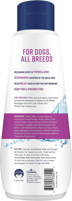 Naturel Promise pet shampoo bottle label details