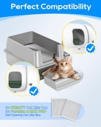 Twelve pieces of natural coconut shell carbon filter bags for automatic litter boxes