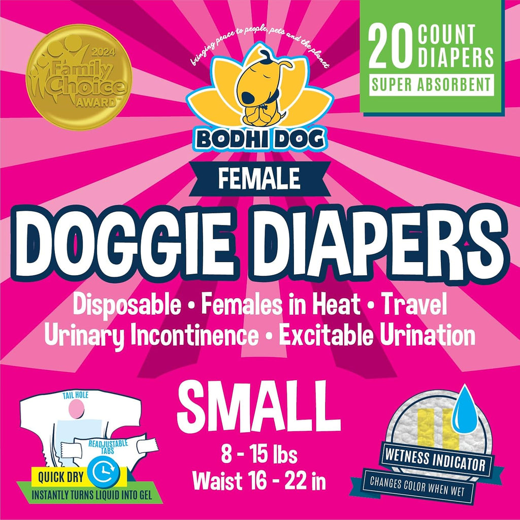 Authentic USA imported dog diapers for urinary incontinence and excitable urination management