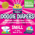 Authentic USA imported dog diapers for urinary incontinence and excitable urination management