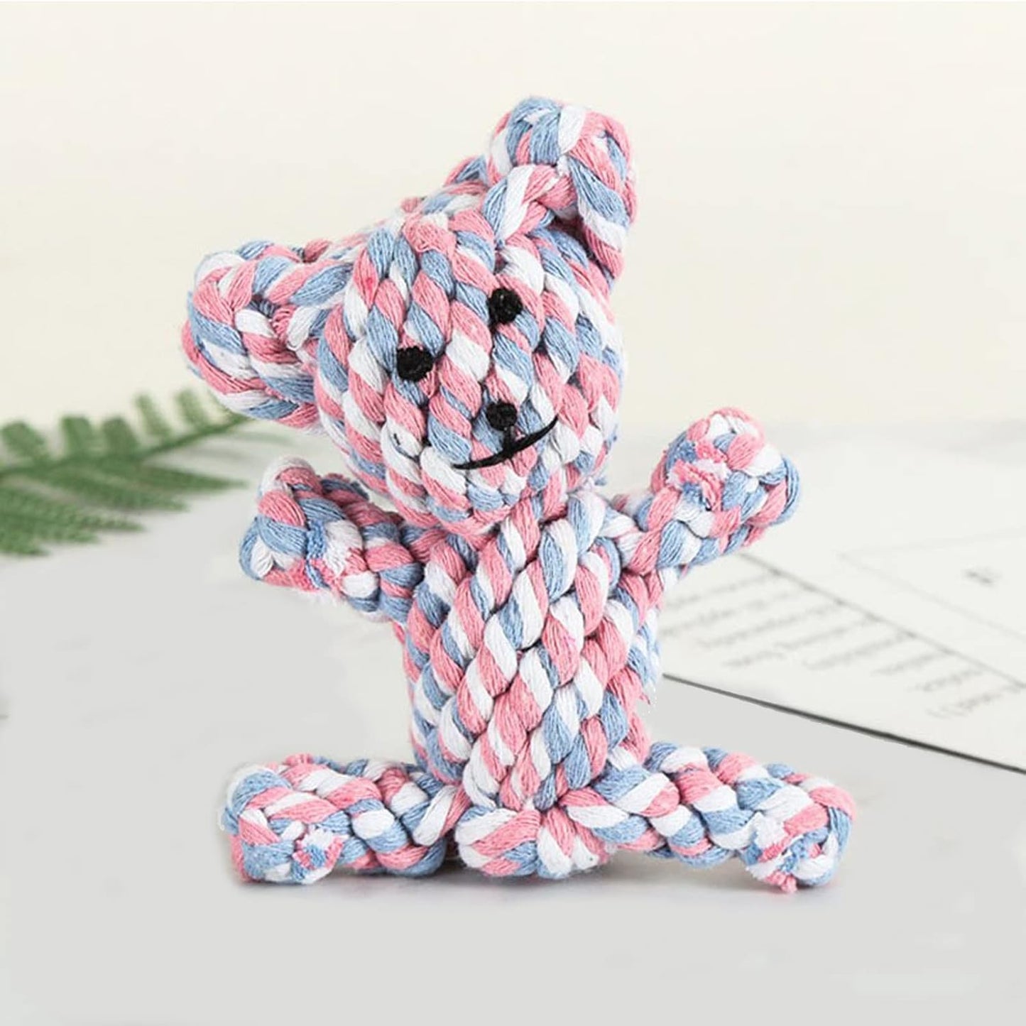 Dog Toys 3 PCS Puppy Teething Chew Toys,Dog Rope Toys,Cat Chew Toys,Safe Braided Rabbit Toys Healthy Gift - Image 10