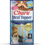 INABA Churu Meal Topper for Cats, Complete & Balanced, Creamy, Lickable Pure Cat Food Topper, 0.5 Ounce Tube, 12 Tubes (4 per Pack), Tuna with Scallop Recipe - Image 13