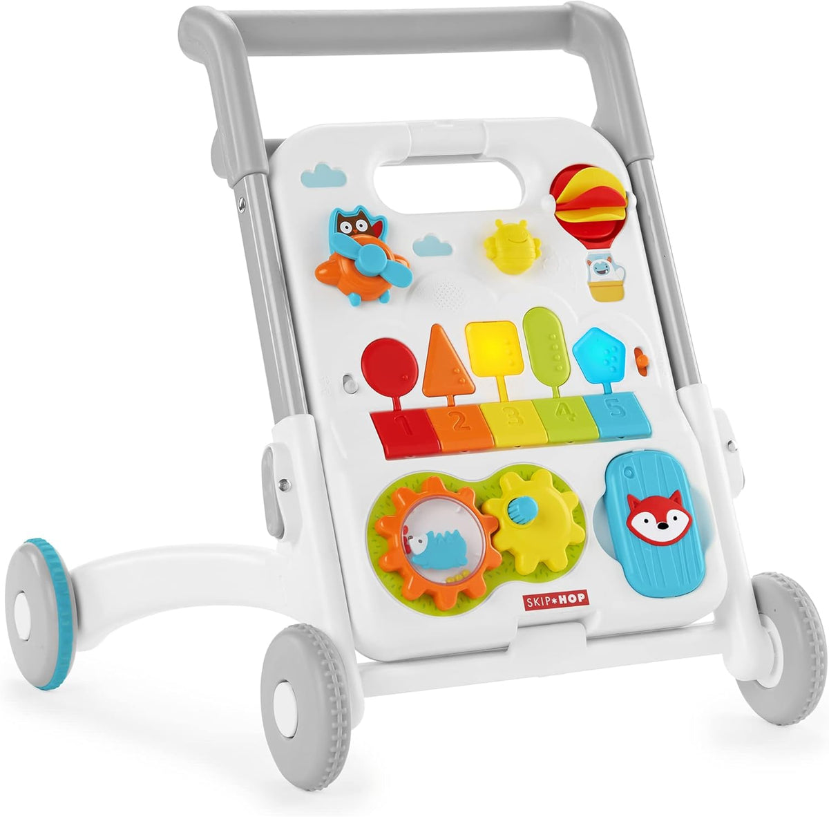 Skip Hop Explore And More 4-In-1 Activity Walker front view infant toy