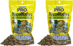 Aquarium bottom feeders eating Tetra fish food wafers
