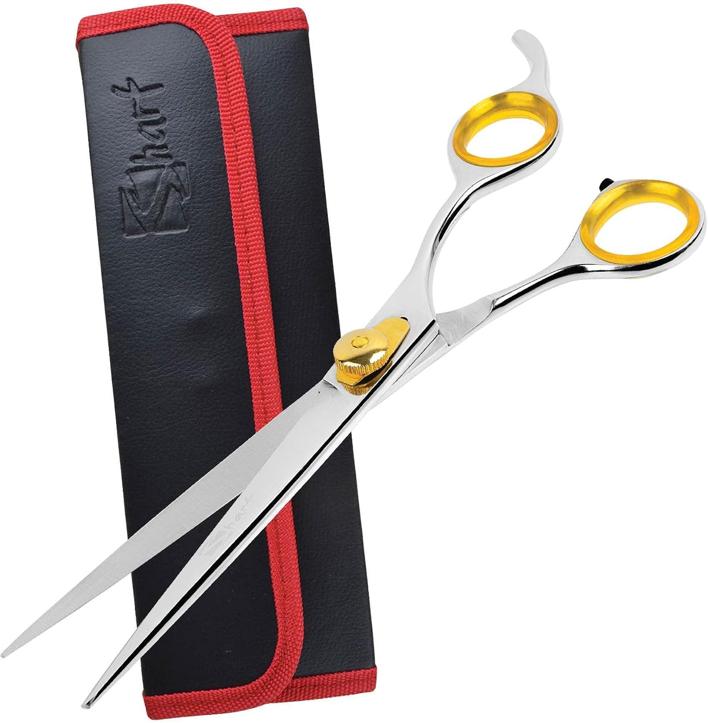 Sharf Gold Touch Pet Grooming Shear | Straight Cat & Dog Grooming Scissors | 6.5 Inch | 440c Japanese Stainless Steel Pet Dog Shearing Scissors | Animal Shears with Removable Comfort Rings - Image 14