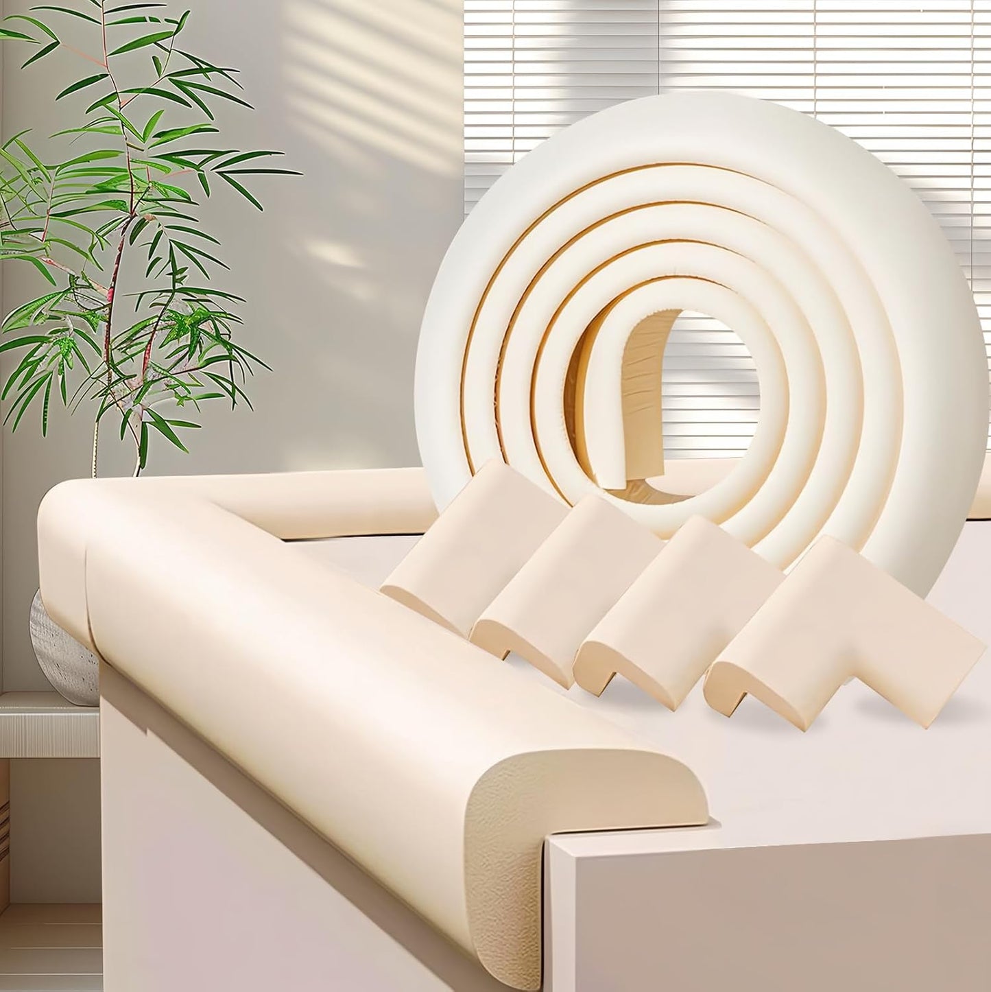 Zompago baby proofing edge and corner protectors kit front view
