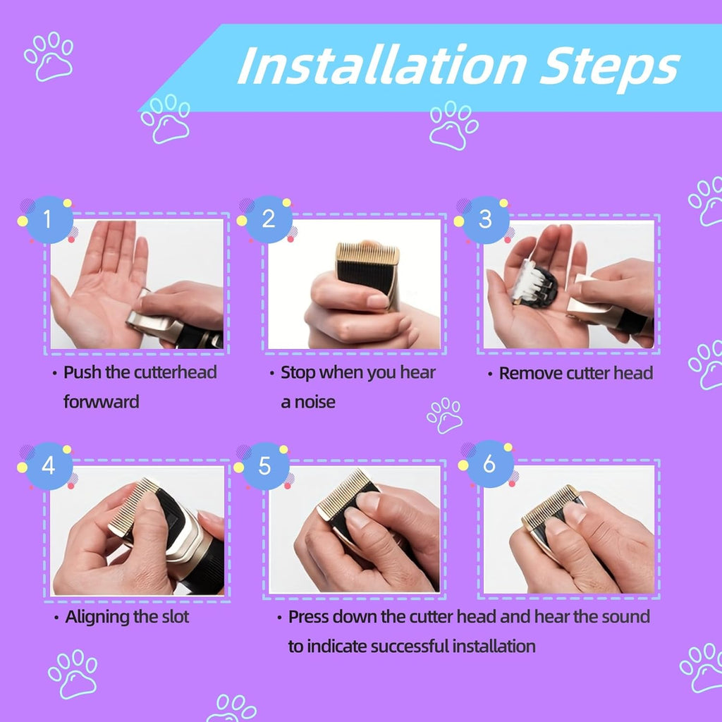 PetPhindU brown color pet clipper replacement attachment overview