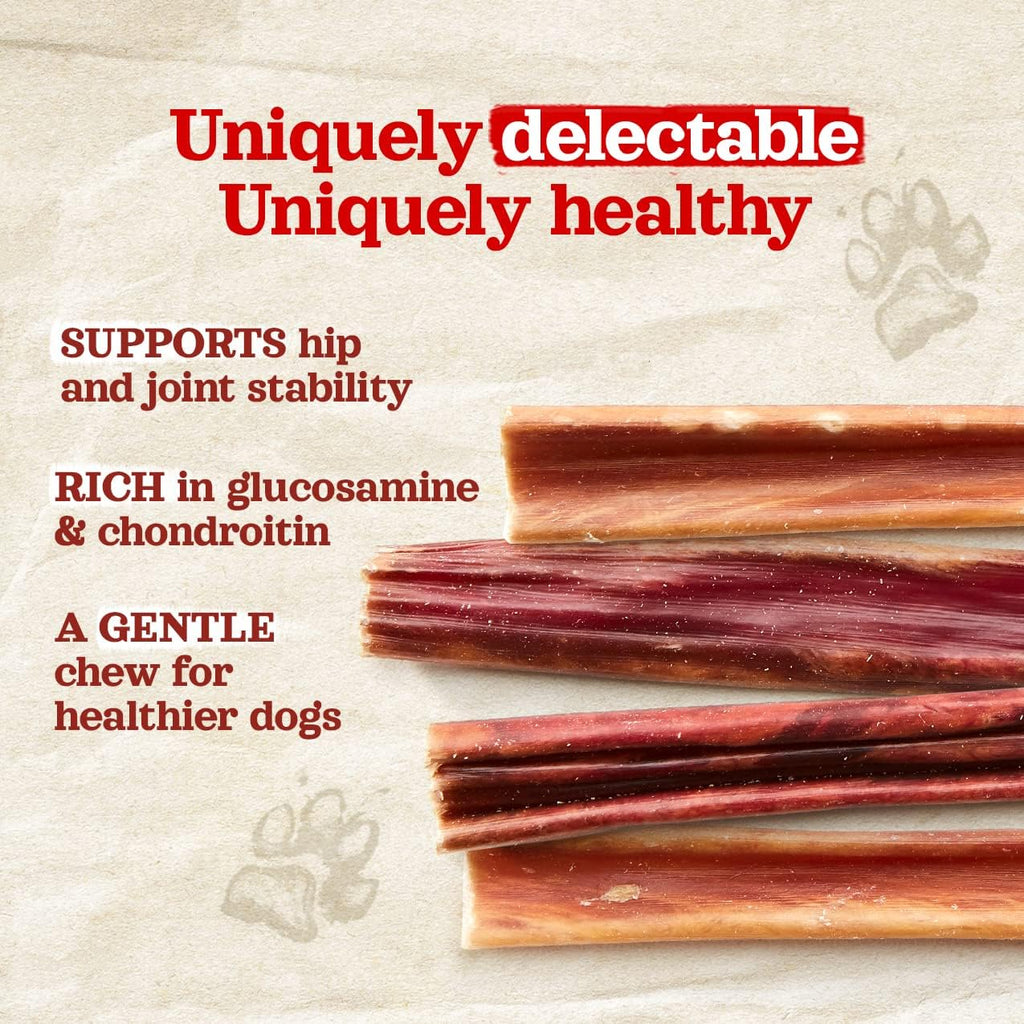 Close up of Natural Farm grain-free beef gullet sticks