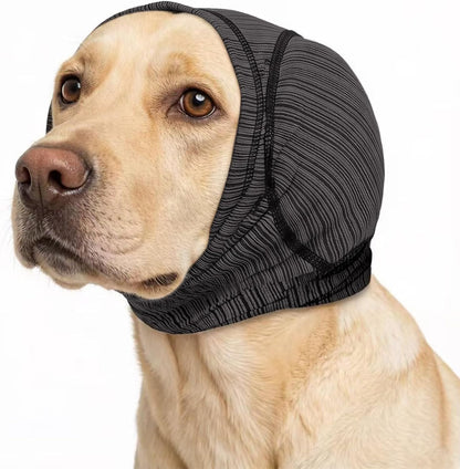 Large Dog Ear Muffs, No Shake Cooling Ear Wrap Headband Calming Hoodie for Dogs, Elastic Dog Quiet Ear Cover Headcover Protector for Bath,Drying,Firework,Thunderstorm,Noise&Anxiety Relief (Red, XL) - Image 12