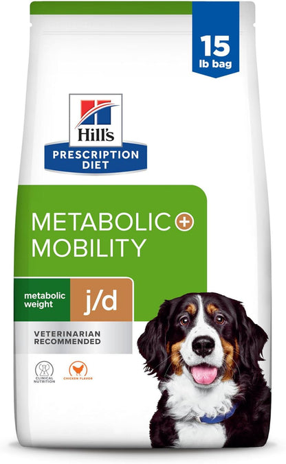 Hill's Prescription Diet Metabolic + Mobility, Weight + Joint Care Dry Dog Food, Chicken, 24 lb. Bag - Image 14