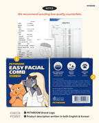 Safe grooming demonstration with Pethroom rounded head comb