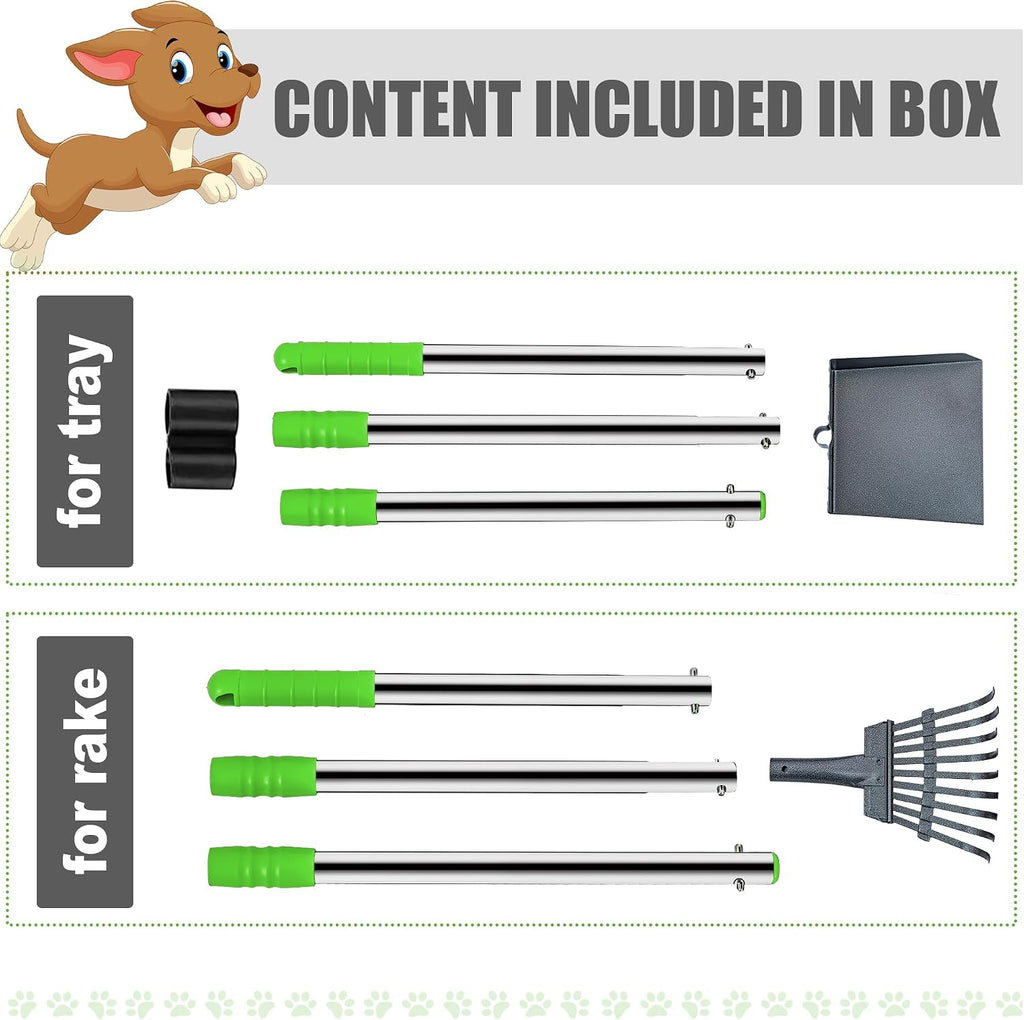 Interlocking clip-on connection on Niubya dog scooper handle