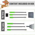 Interlocking clip-on connection on Niubya dog scooper handle