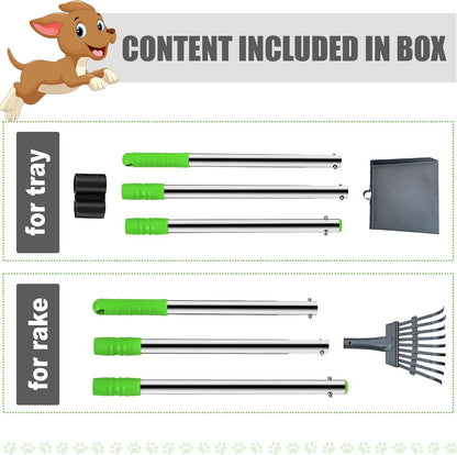 Interlocking clip-on connection on Niubya dog scooper handle
