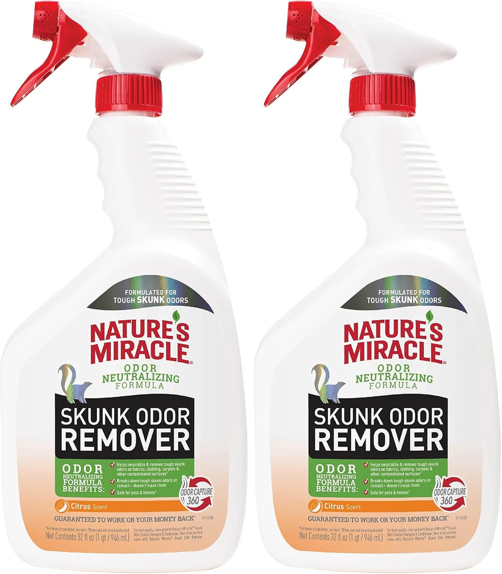 Nature's Miracle Skunk Odor Remover, 32 Fluid Ounces, Removes Skunk Odors On Fabrics, Clothing, Carpets And Other Surfaces - Image 11