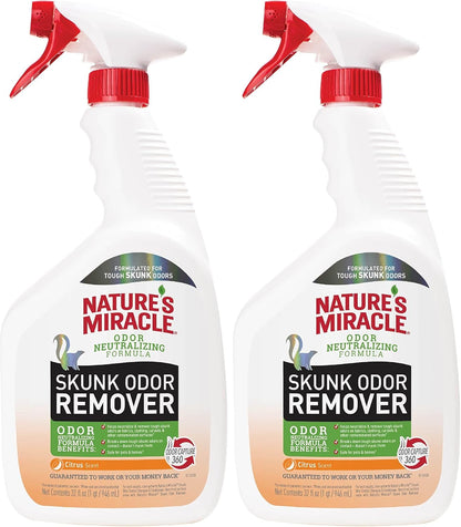Nature's Miracle Skunk Odor Remover, 32 Fluid Ounces, Removes Skunk Odors On Fabrics, Clothing, Carpets And Other Surfaces - Image 11
