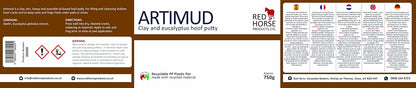 Red Horse Products Artimud 750 Grams packaging showing imported seal of authenticity