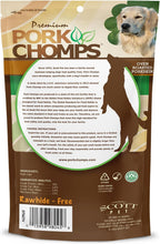 Pork Chomps authentic USA imported safe dog chews interactive pet product shot