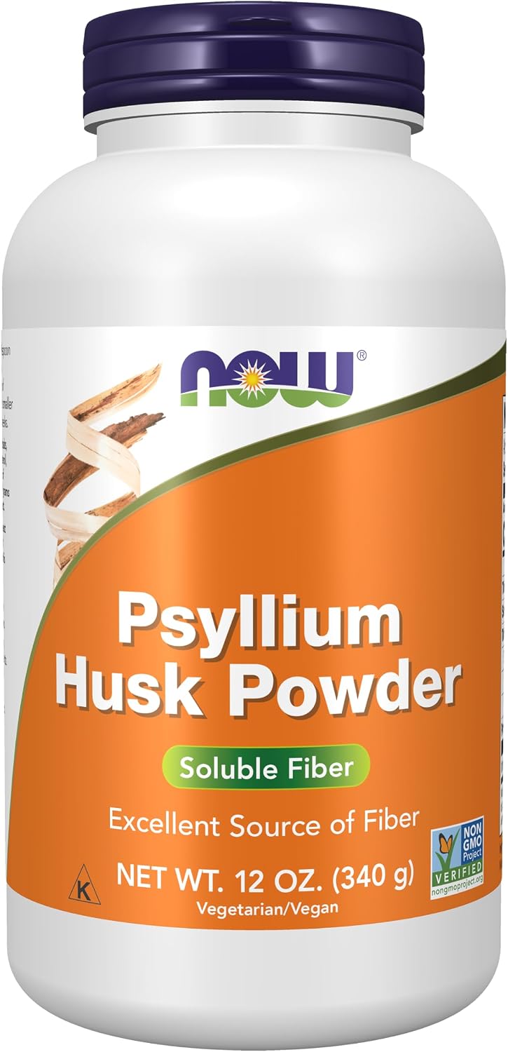 NOW Supplements, Psyllium Husk Powder, Soluble Fiber, 24-oz - Image 9