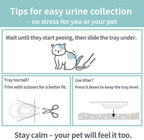 Cat Urine Collection Kit (6-Pack) - Clean Catch Urine Sample Tray for Cats & Small Dogs - Disposable Pet Urine Collector Tray - No Special Litter Needed - Made in Japan - Image 8