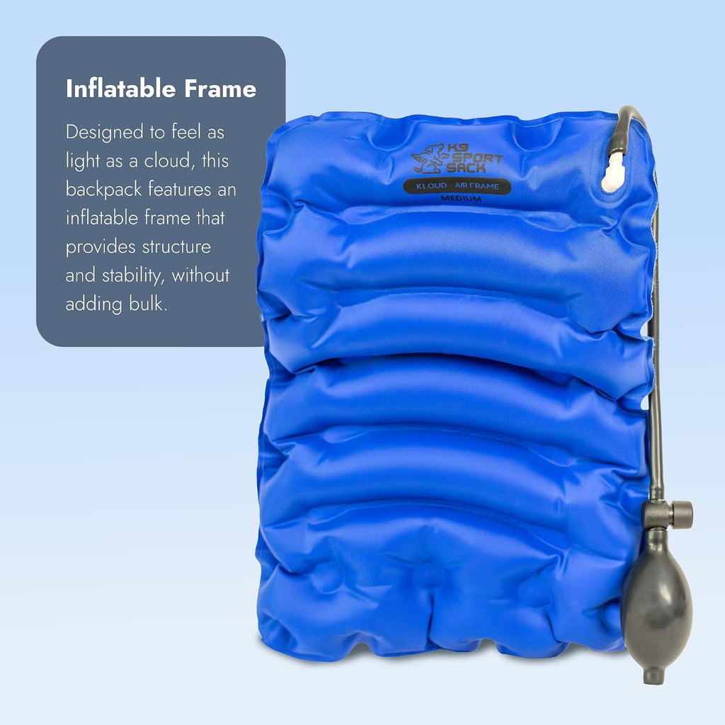 K9 Sport Sack Kloud dog carrier showing adjustable side straps and safety clip