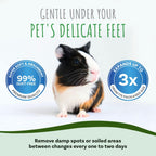 Small Pet Select jumbo 178 liter paper bedding size comparison